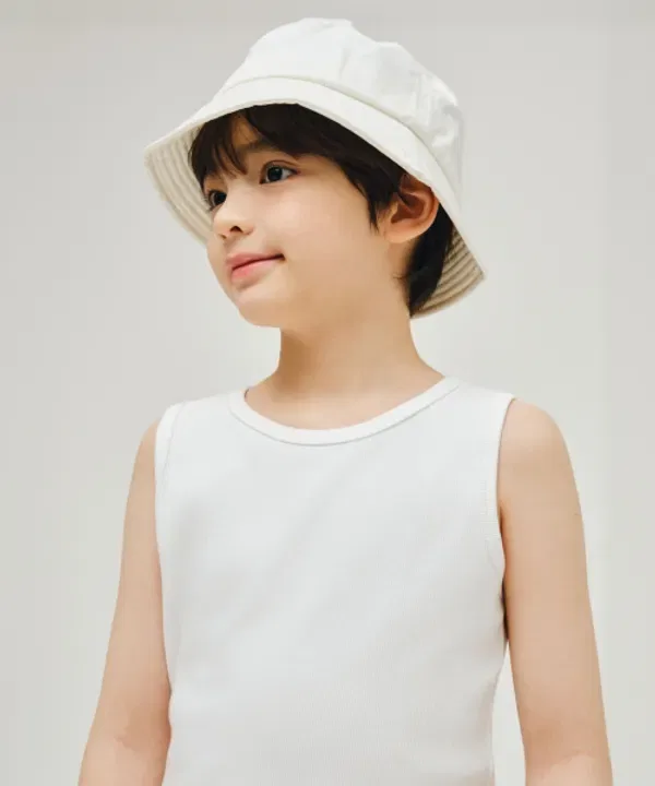 Майка-борцовка Essential Tank Top, Musinsa Standard Kids, белый