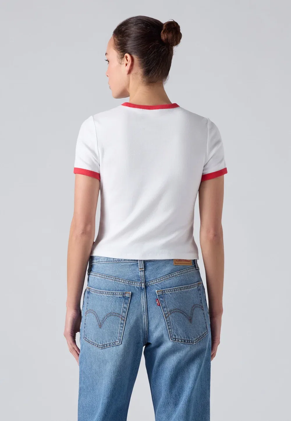 Хейз - футболка с принтом Levi'S, Love In Levi'S Bright White / True Red — фото 3