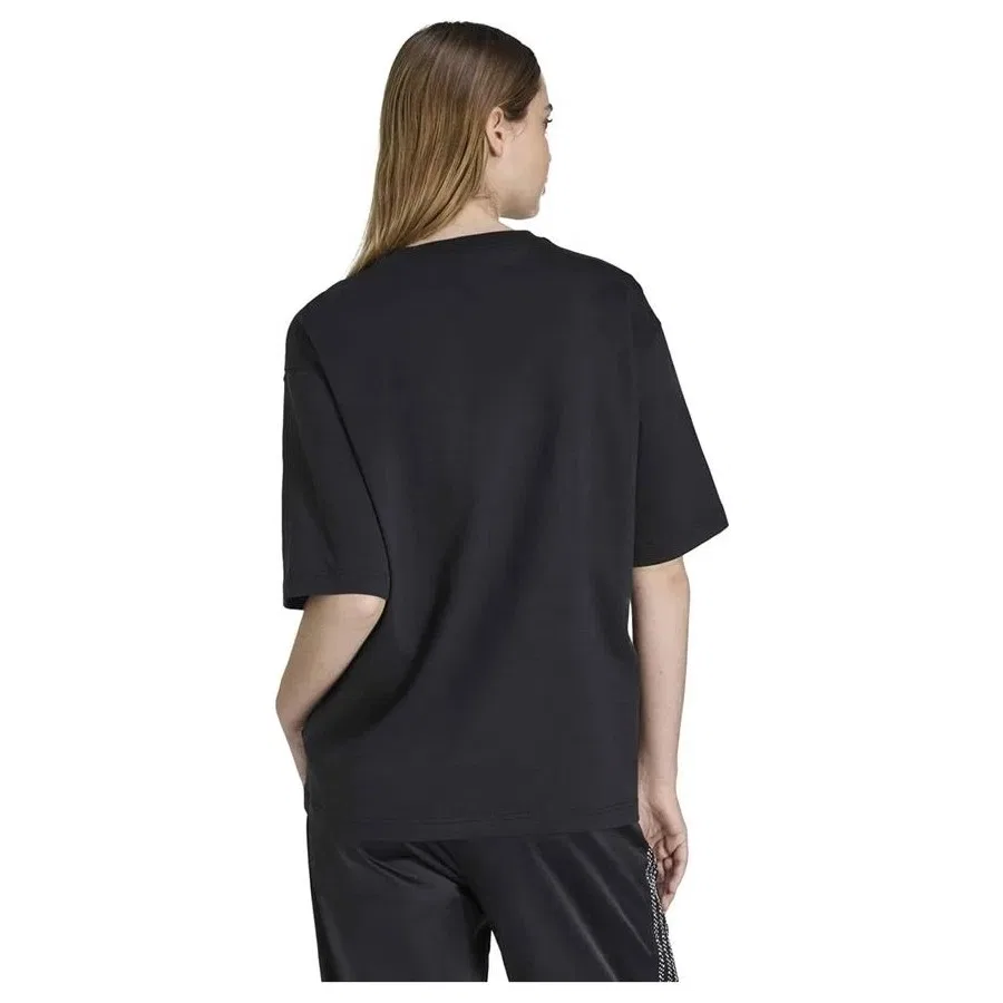 Женская футболка с длинным рукавом Pearl Tee adidas, Черный — фото 3