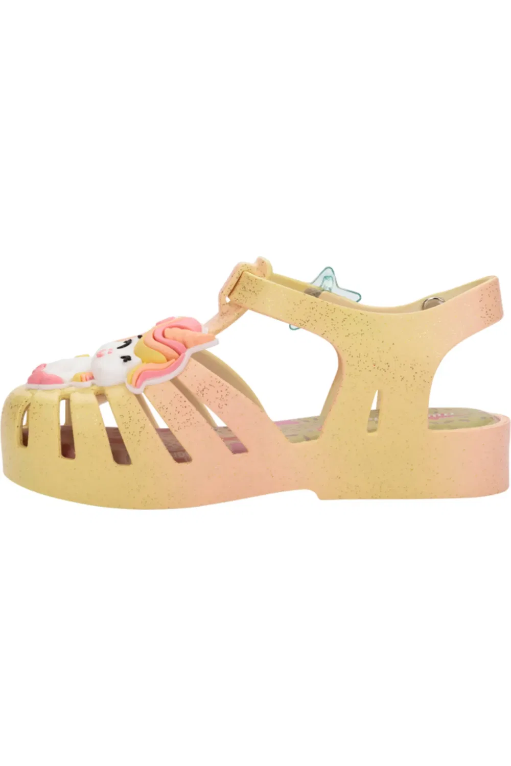 Сандалии детские рыбацкие Possession Mini Melissa, бежевый/желтый/белый — фото 3