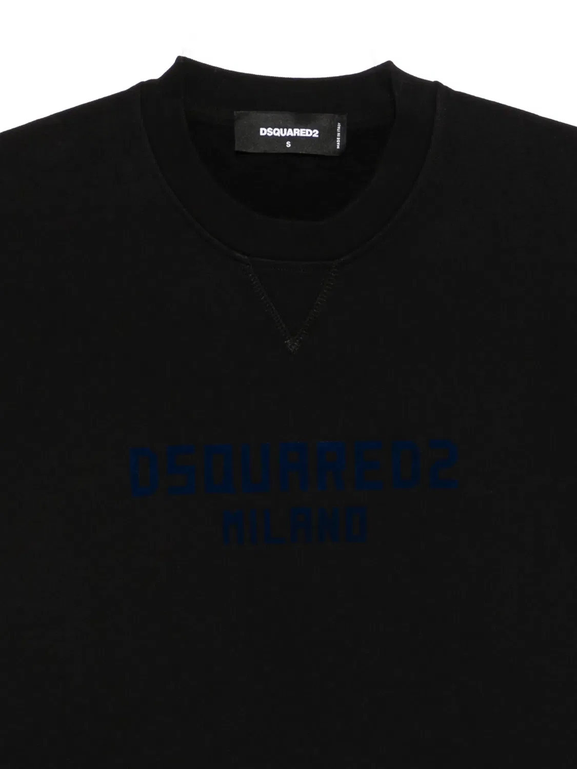 Свитшот с круглым вырезом DSQUARED2, черный — фото 3