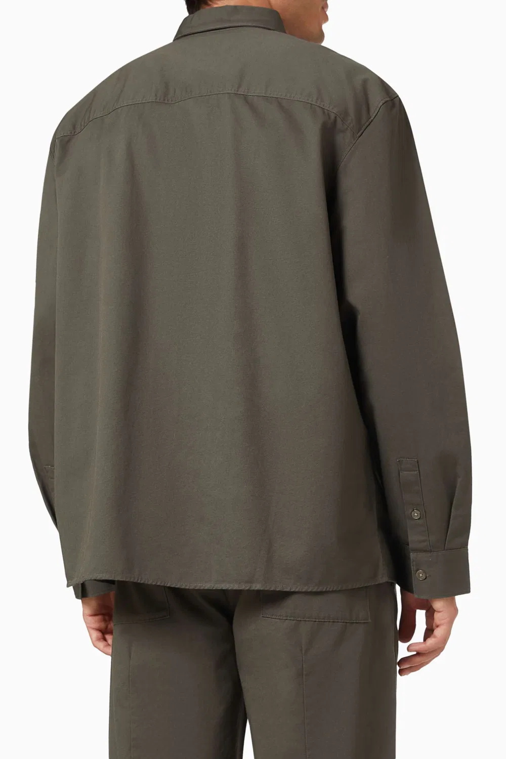 Рубашка овершот из твила Garment Wash Overshirt Calvin Klein — фото 3