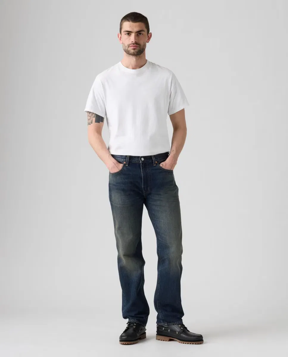 Мужское свободные джинсы, Vaquero 555 Relaxed Straight, Levi's, Azul índigo