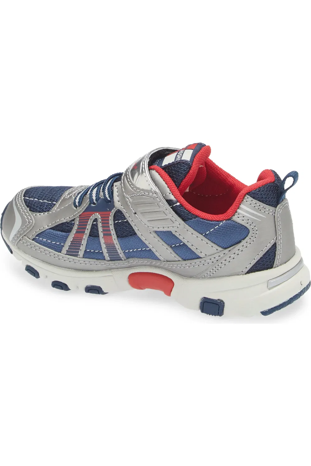 Детские кроссовки спортивные на шнуровке Storm Tsukihoshi, Steel/Cobalt — фото 2