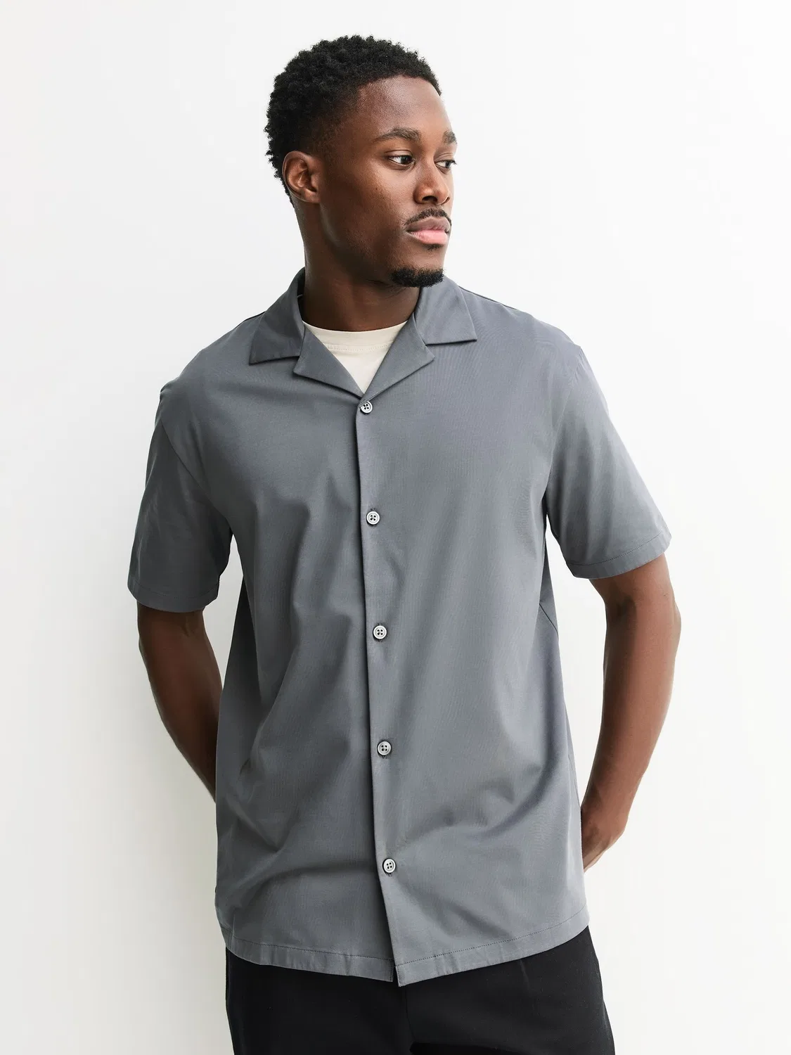 Рубашка из SUPIMA хлопка, Slate Grey Next