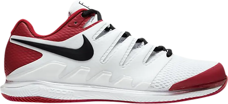 

Лимитированные кроссовки Nike Court Air Zoom Vapor X HC 'White University Red', белый, Серый, Лимитированные кроссовки Nike Court Air Zoom Vapor X HC 'White University Red', белый
