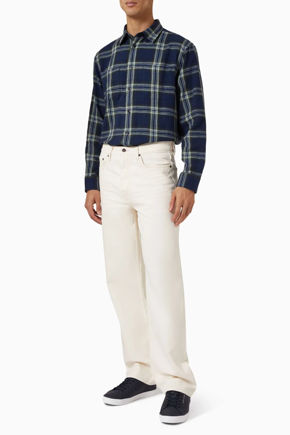Рубашка свободного кроя Check Relaxed Shirt Tommy Hilfiger — фото 2