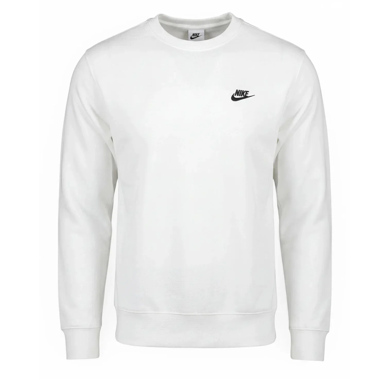 Пуловер с принтом Club Fleece Nike, белый