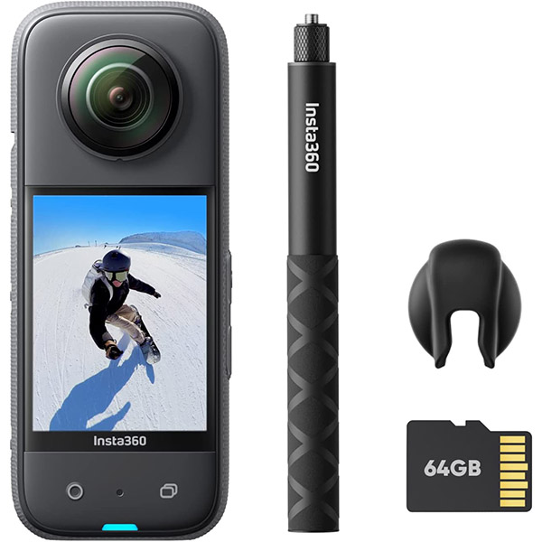 Экшн-камера insta360 X3 (Get-Set Kit), черный - фото