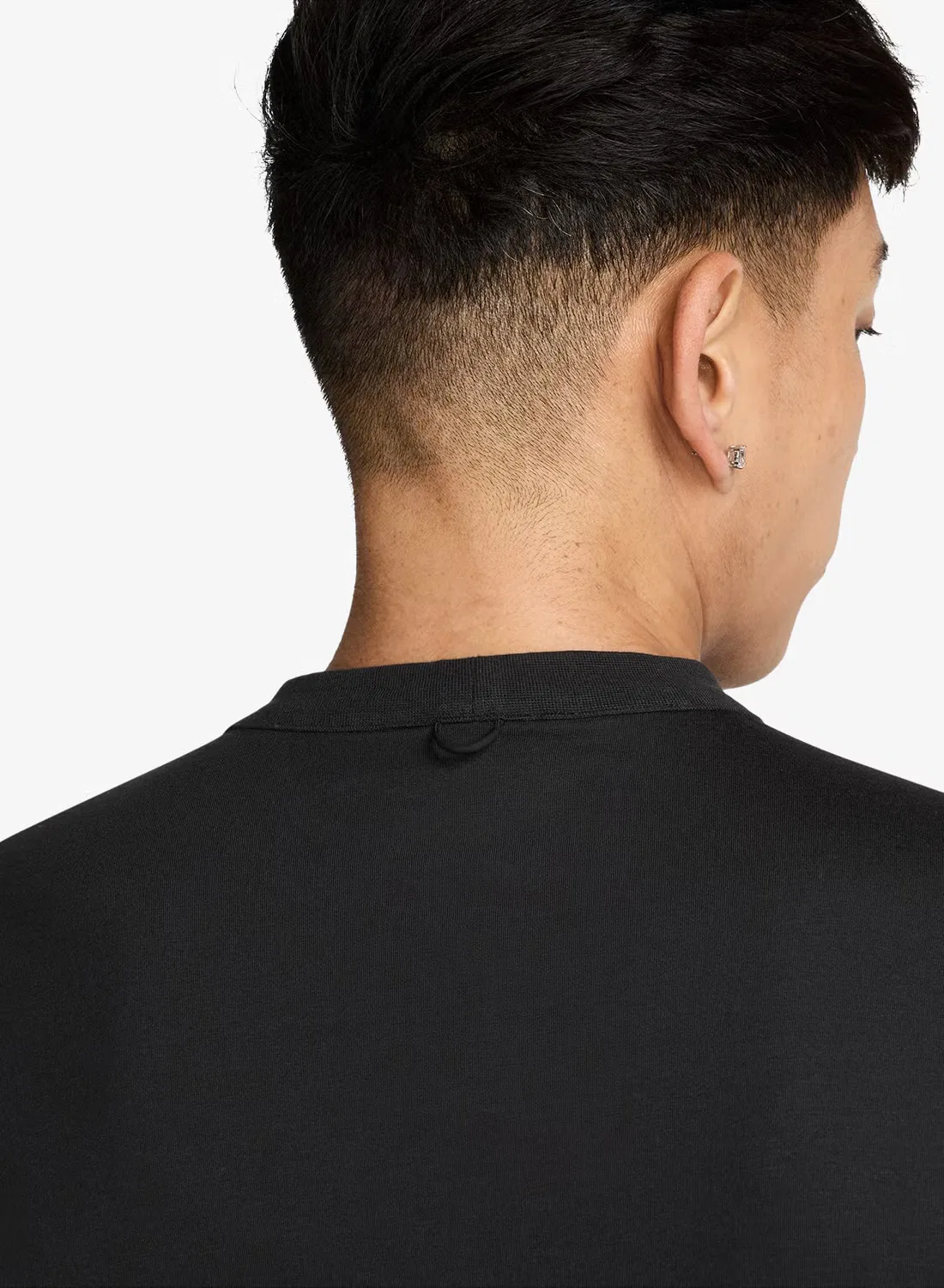 Футболка легкая с технологией Dri-Fit 24.7 Nike, черный — фото 3