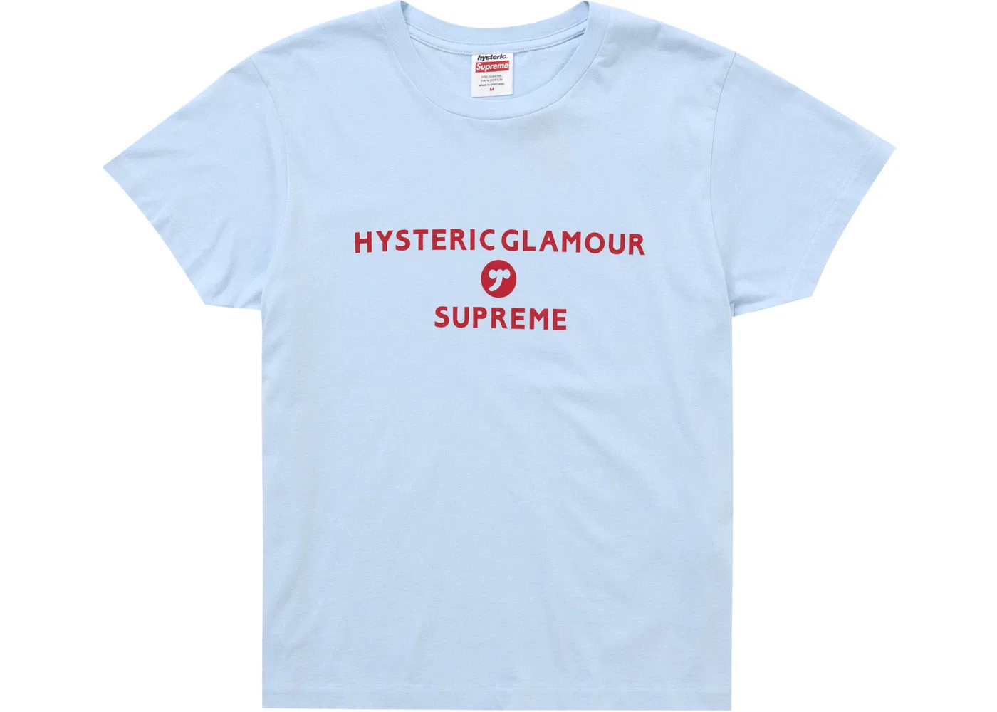 Детская футболка с принтом Supreme Hysteric Glamour Baby Tee, Light Blue