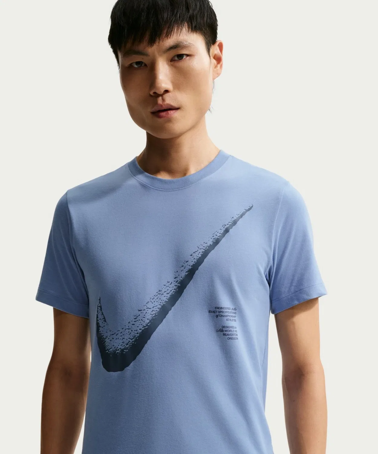 Мужская футболка с коротким рукавом и принтом DF STD HBR NIKE, Sax Blue