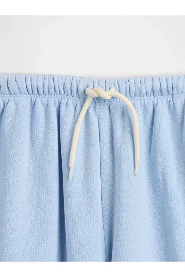 Детские спортивные штаны для девочек хлопковые Relaxed Jogger Sweatpants Gap, Light Blue -005 — фото 2