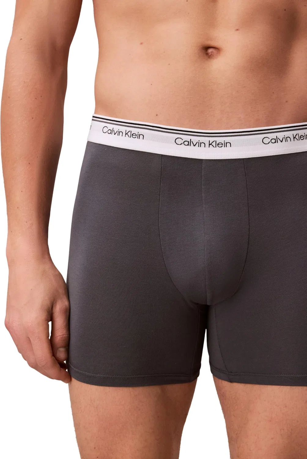 Мужские трусы-боксеры с длинной штаниной Calvin Klein, Black — фото 3