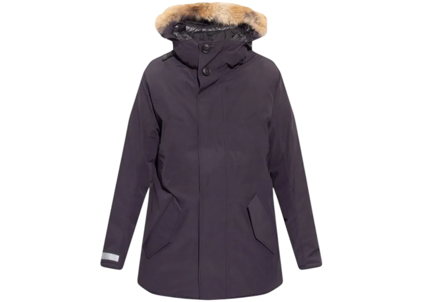 Мужская парка с меховой отделкой Canada Goose Navy