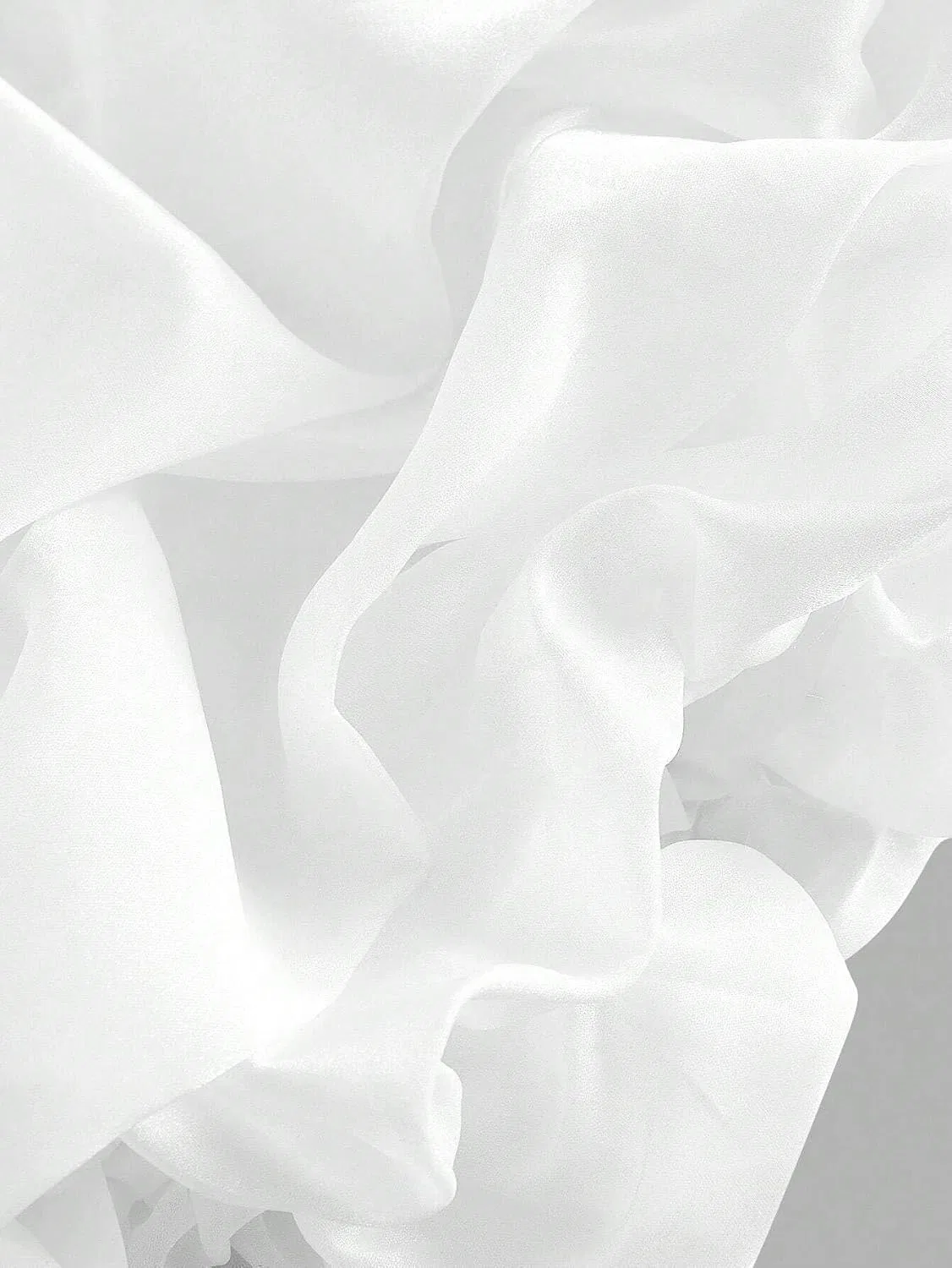 Женское мини-платье на тонких бретелях с рюшами White — фото 2
