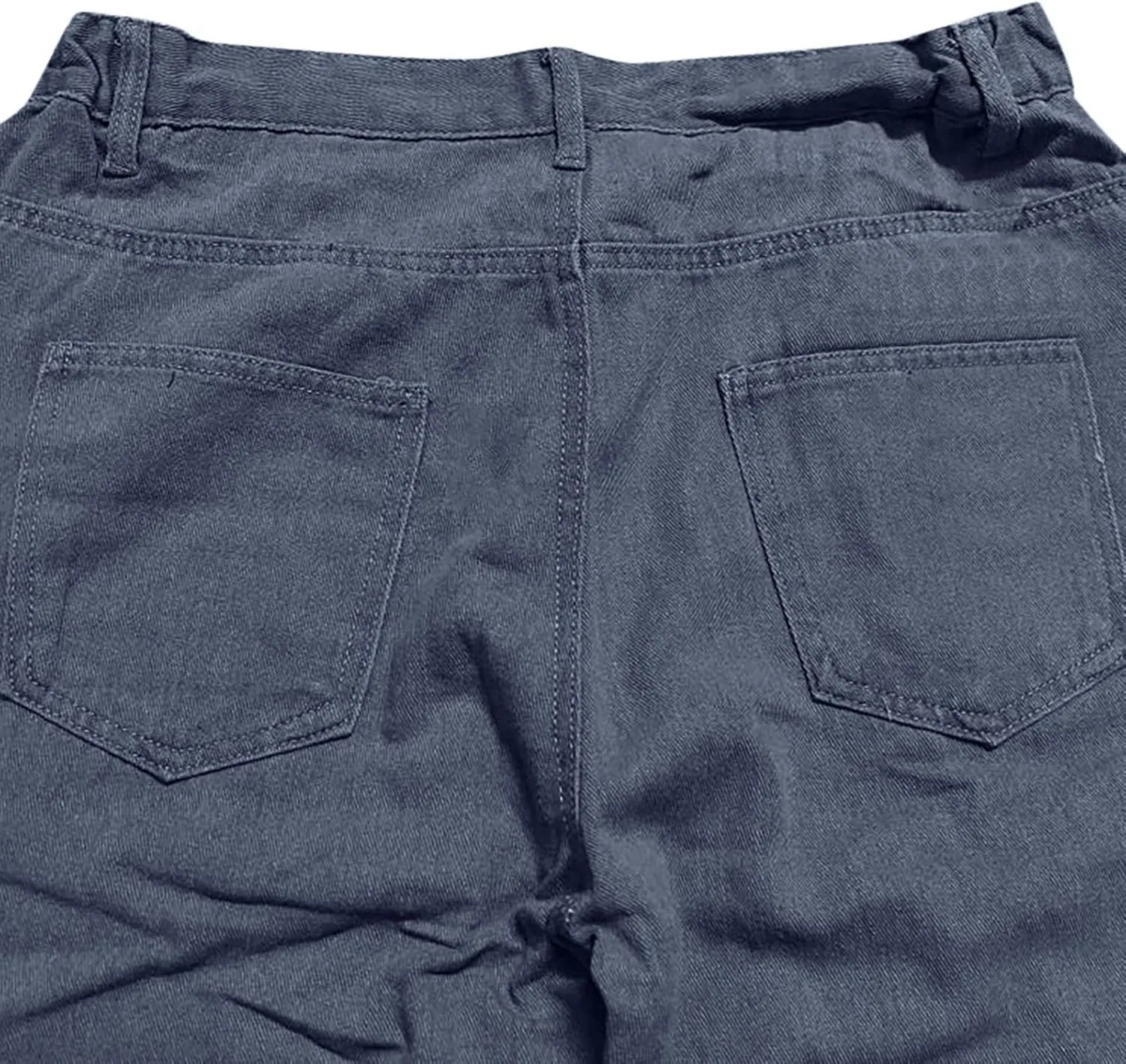 Джинсы свободные Y2K Hip Hop, Grey — фото 4