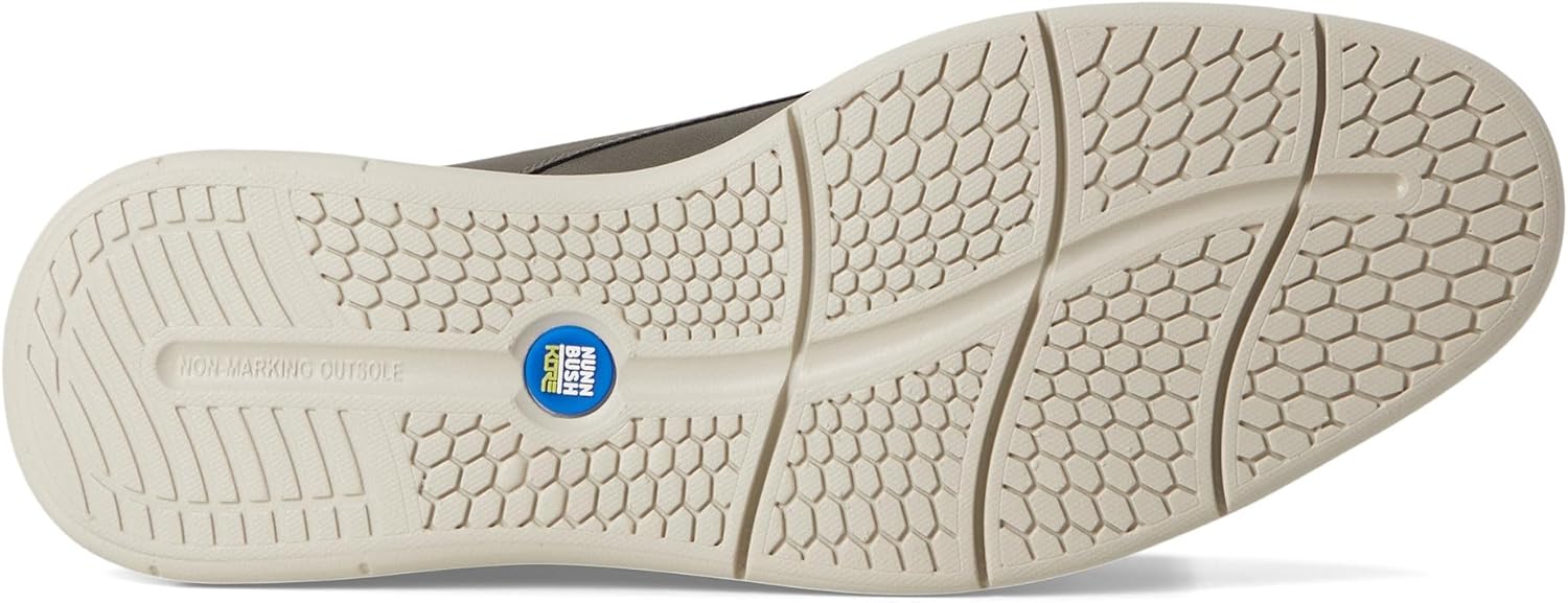 Мокасины Nunn Bush для мужчин, модель Chase Moc Toe Slip-On, серый — фото 3