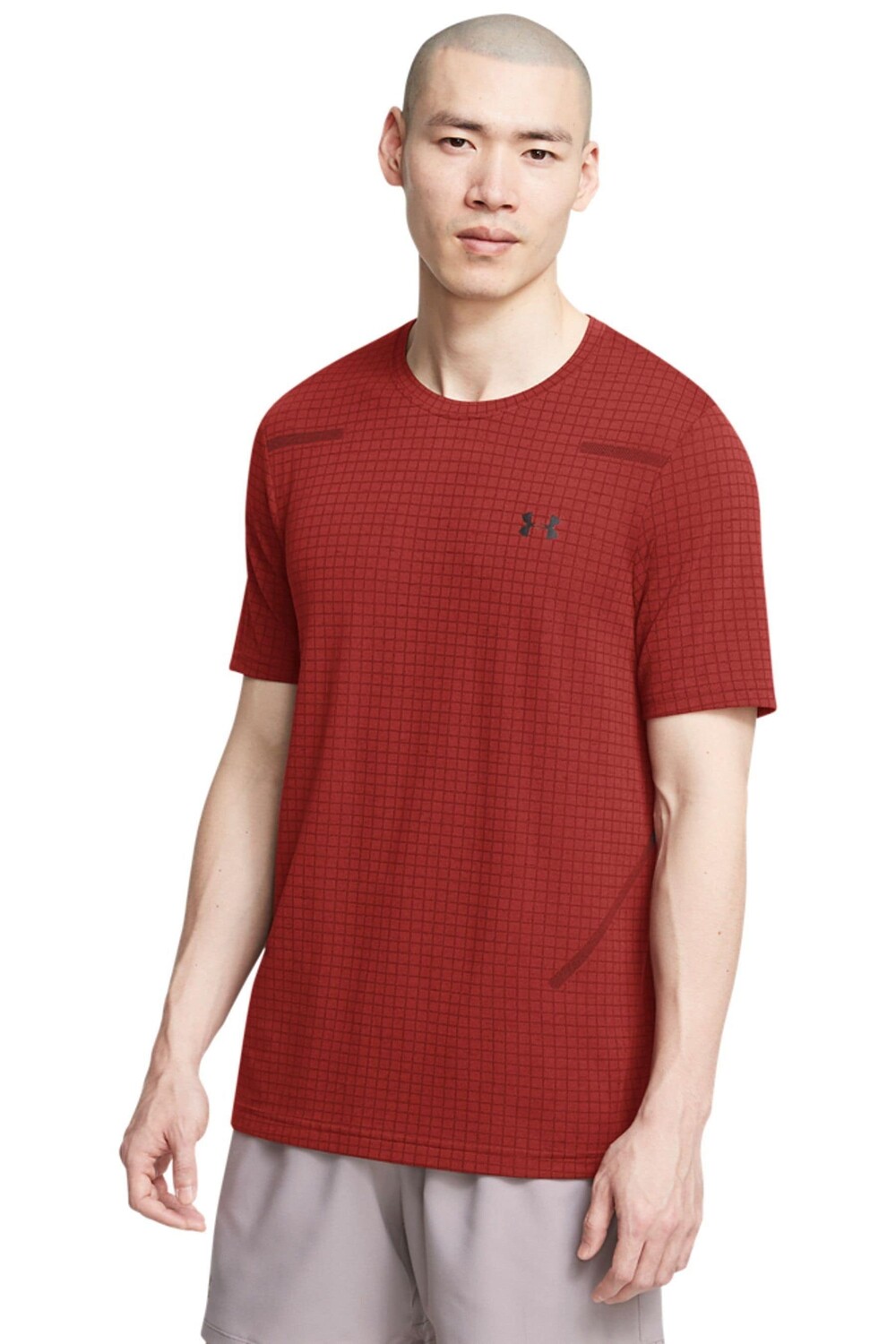 

Футболка Vanish с бесшовным узором в сетку Under Armour, оранжевый