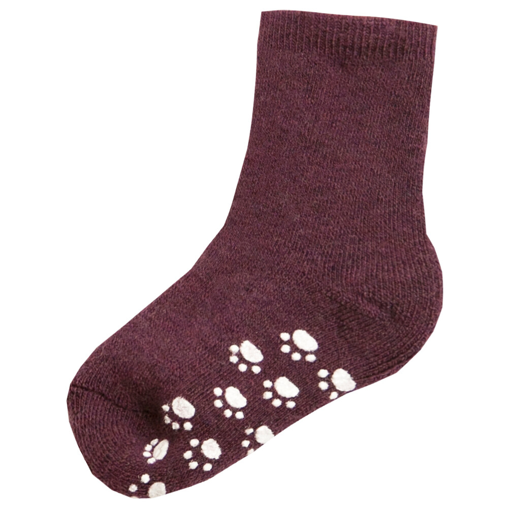 

Тапочки Joha 721 Wool Sock Anti-Slip, цвет Aubergine Melange
