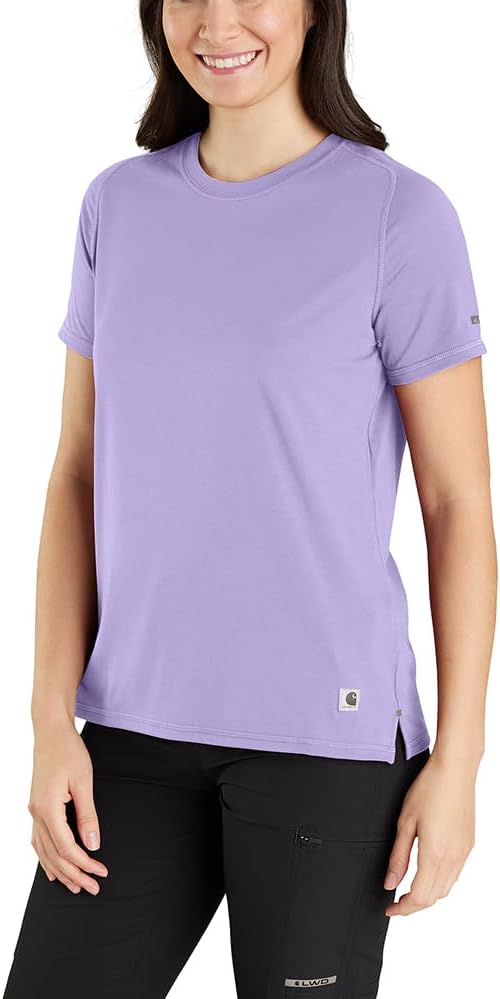 

Carhartt Women's 105849 Женская футболка LWD Relaxed Fit с коротким рукавом, Lavender, Розовый, Carhartt Women's 105849 Женская футболка LWD Relaxed Fit с коротким рукавом, Lavender