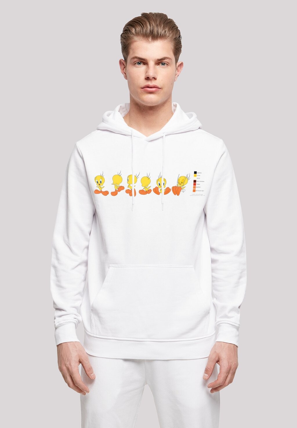 

Толстовка с капюшоном LOONEY TUNES SERIE TWEETY PIE F4NT4STIC, белый