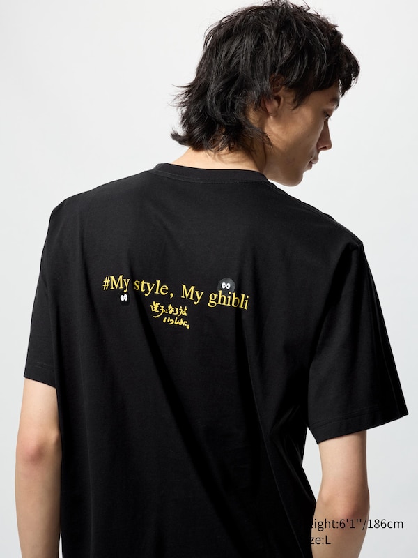 Футболка UT с графикой Studio Ghibli Uniqlo, 09 black — фото 3