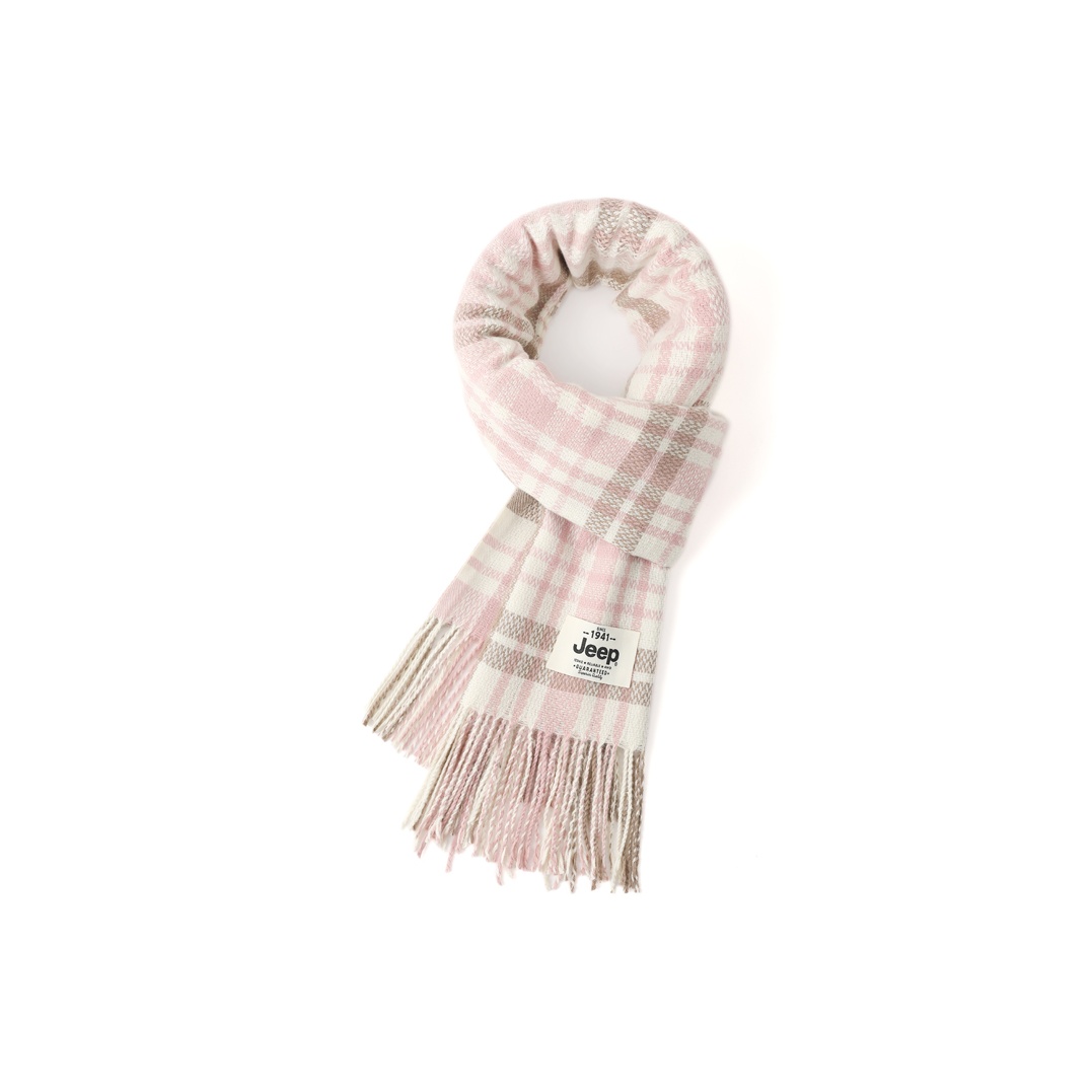 

Jeep Искусственный кашемировый вязаный шарф унисекс, Light Pink