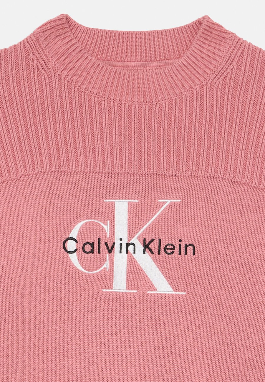 Джемпер Calvin Klein Jeans MONOLOGO SWEATER, Brandied Apricot/Light Pink — фото 3