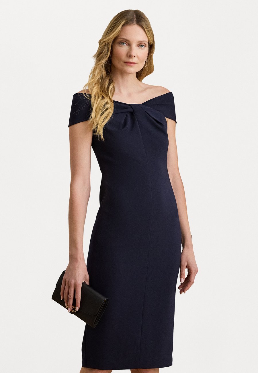 

Платье Lauren Ralph Lauren TWIST-FRONT CREPE COCKTAIL DRESS, Lighthouse Navy/Dark Blue