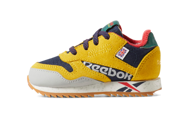 Классические кожаные низкие кроссовки для малышей Infant And Toddler Reebok — фото 2