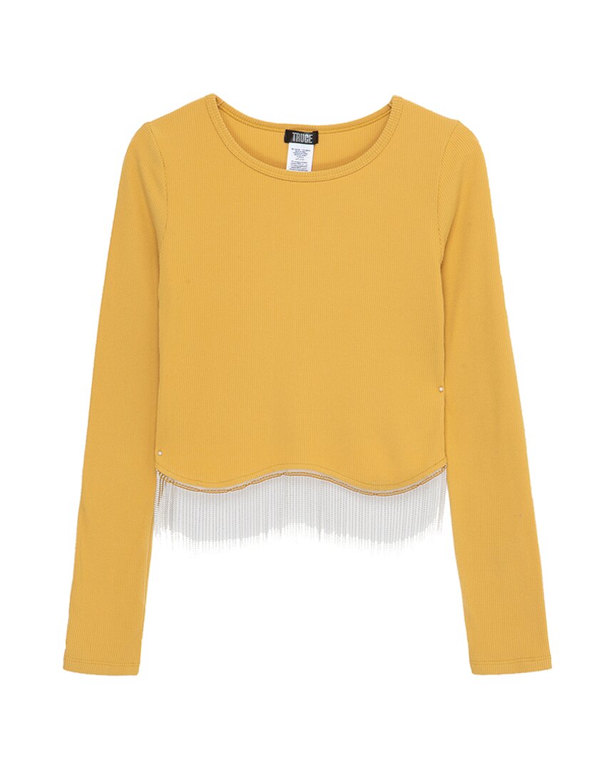 

Вязаный топ Truce Sweater, желтый