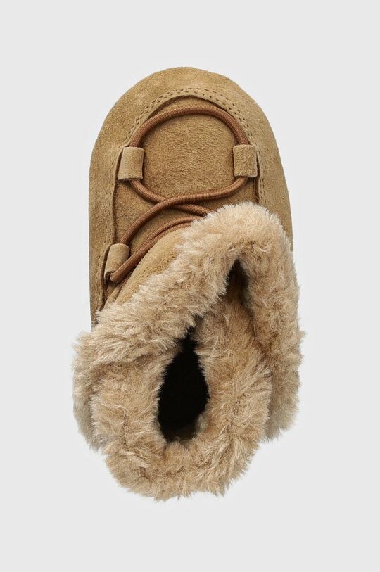 Детские замшевые зимние ботинки CRIB SUEDE Moon Boot, коричневый — фото 4