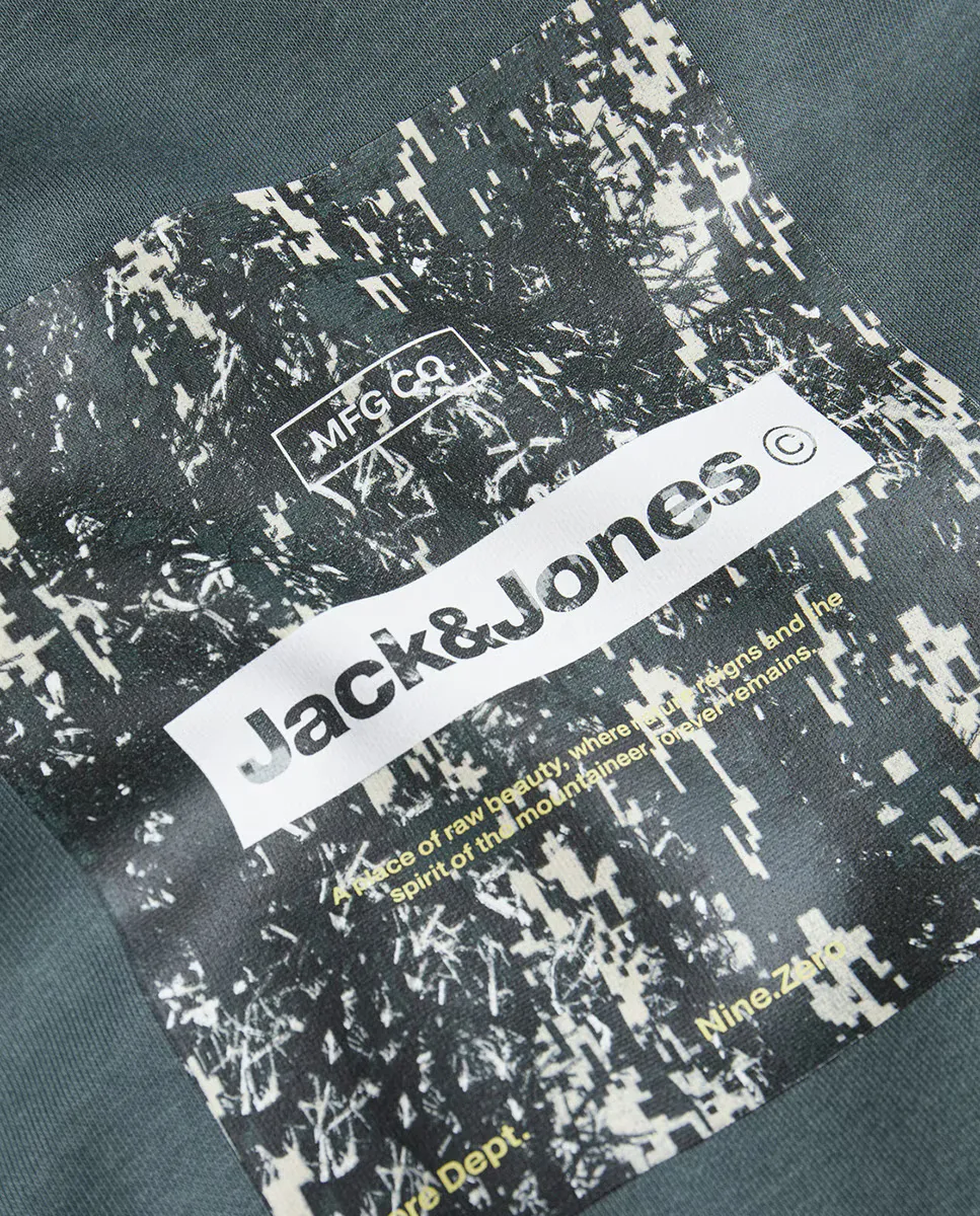 

Мужская толстовка с круглым вырезом и длинными рукавами Jack & Jones, зеленый