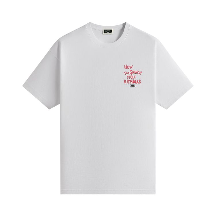 

Футболка Kith x The Grinch Feast Vintage Tee 'White', белый