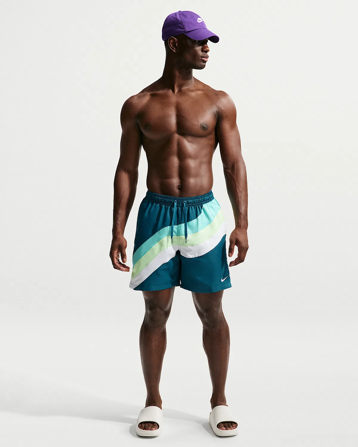 Мужские плавки Nike Swim Breaker 7" с полной подкладкой, Green Abyss