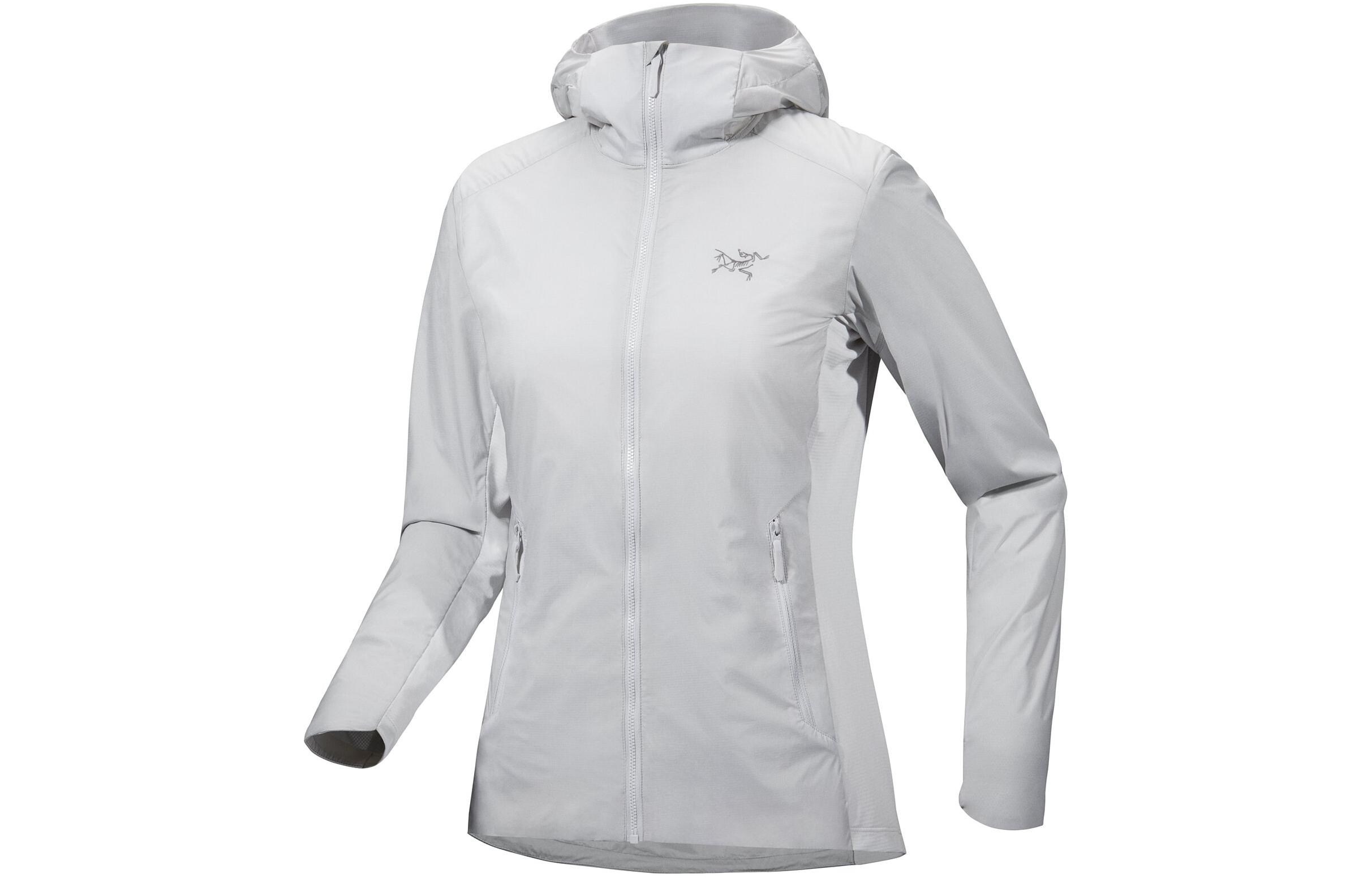 

Arcteryx Женская легкая толстовка с капюшоном, Solitude Gray/Solitude