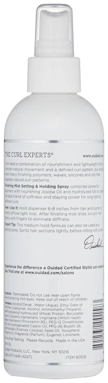 Спрей для фиксации и укладки кудрявых волос «Finishing Mist Setting & Holding Spray» от Ouidad, 473 мл Ouidad — фото 2