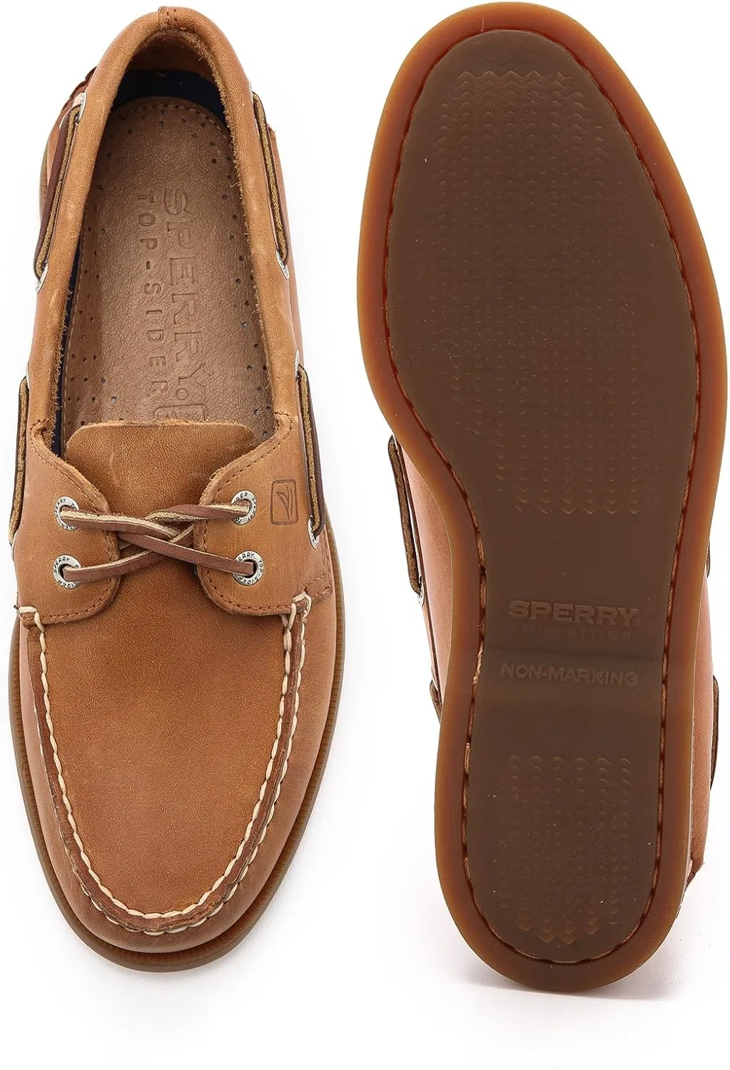 Мокасины парусные 2-глазковые Sperry, Сахара — фото 4