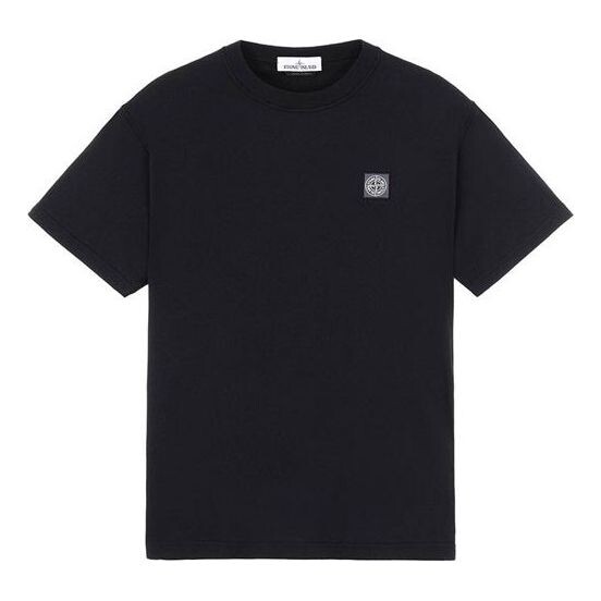 

Футболка logo t-shirt 'black' Stone Island, черный