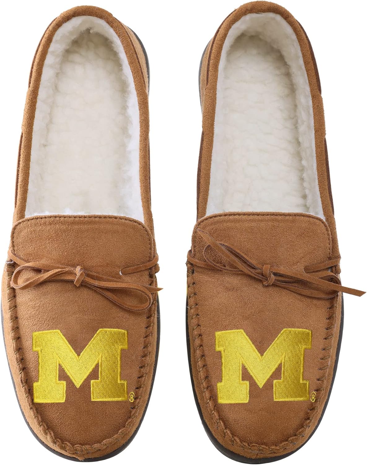 Мокасины с логотипом мужской команды колледжа NCAA FOCO, Michigan Wolverines Team Color — фото 3