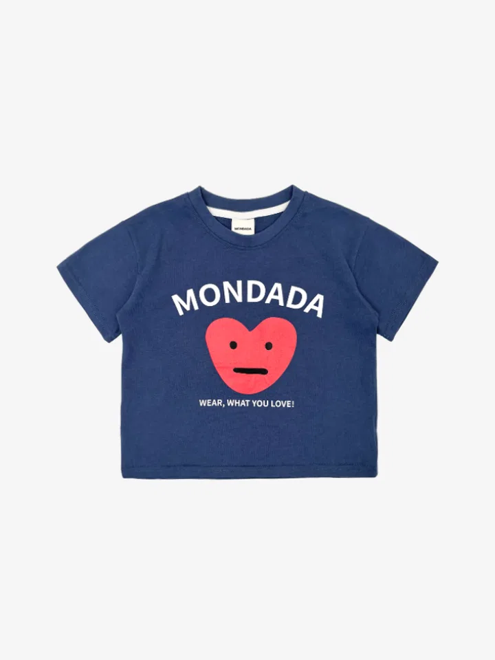 Детская винтажная синяя футболка Heritage от Mondada