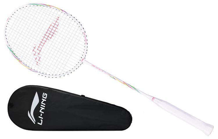 

LINING Sharp Shadow EX LIGHT ракетка для бадминтона, полный карбон, скоростной тип, повышенная скорость замаха, продвинутый уровень, 5U/G5, белый