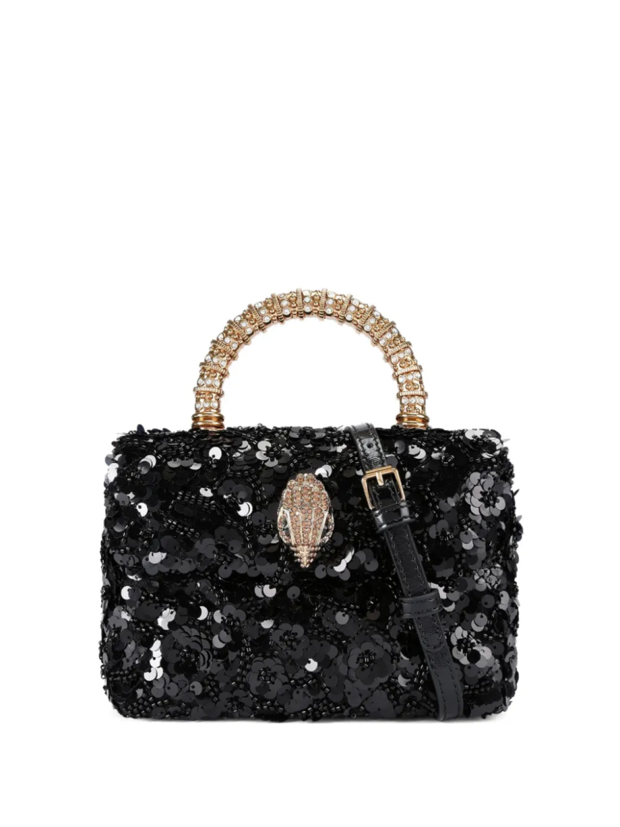 

Kurt Geiger London сумка-тоут Kensington размера мини с пайетками, черный