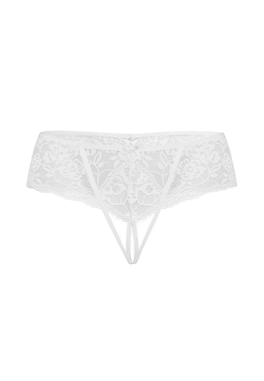 

Стринги Teyli Ouvert Tanga mit floraler Spitze Devvi, белый
