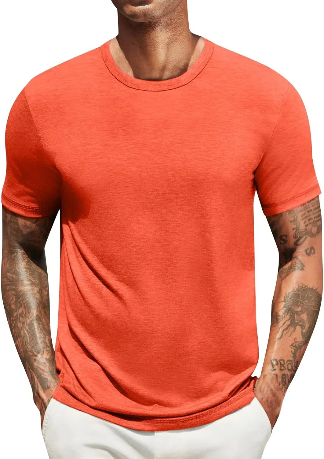 

Футболка для мужчин Muscle Fit, легкая хлопковая