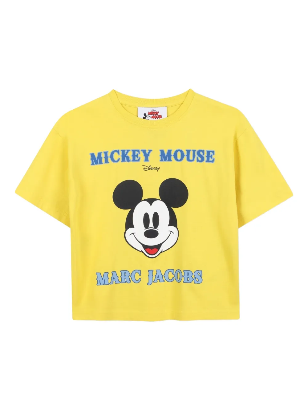 

Футболка Mickey с графичным принтом Marc Jacobs Kids, желтый