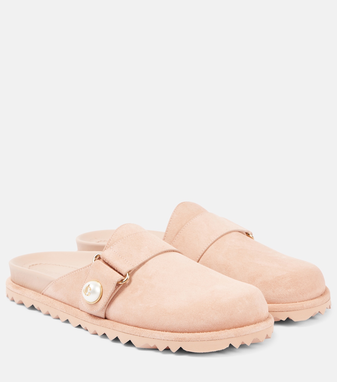 Мюли из замши Fayence Jimmy Choo, Macaron
