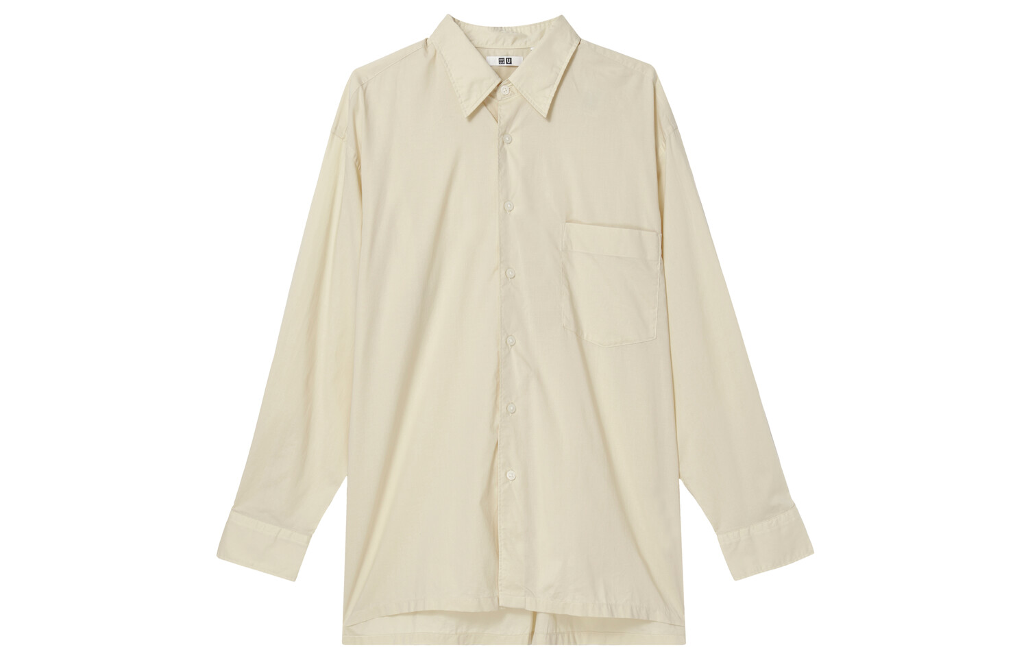 

Мужская рубашка U Collection Cream Uniqlo, кремовый