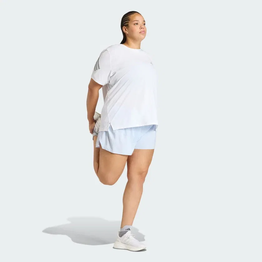 Женские беговые шорты adidas ADI365 Iconic High-Rise Shorts, Black — фото 3